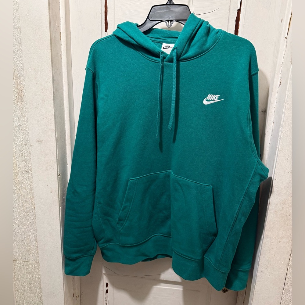 Green Nike club fleece